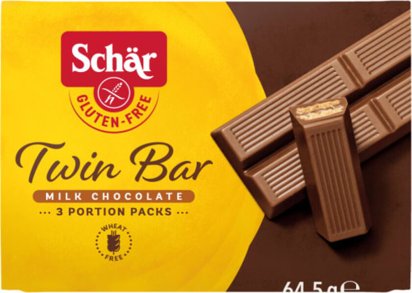 Twin Bar glutenfri 64,5g Schar