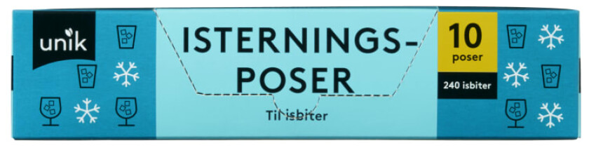 Isterningsposer 10stk